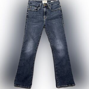 FRAME  le crop mini boot cut blue denim jeans sz 26